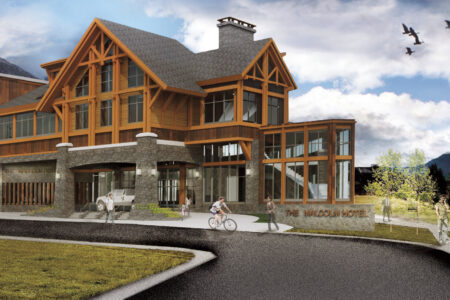 In the heart of the Canadian Rockies Canmore will now be home to the $43 Million, four-star Malcolm Hotel.