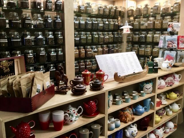 Canmore Tea Co Loose leaf jars