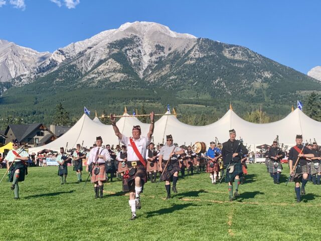 Highland Games on field