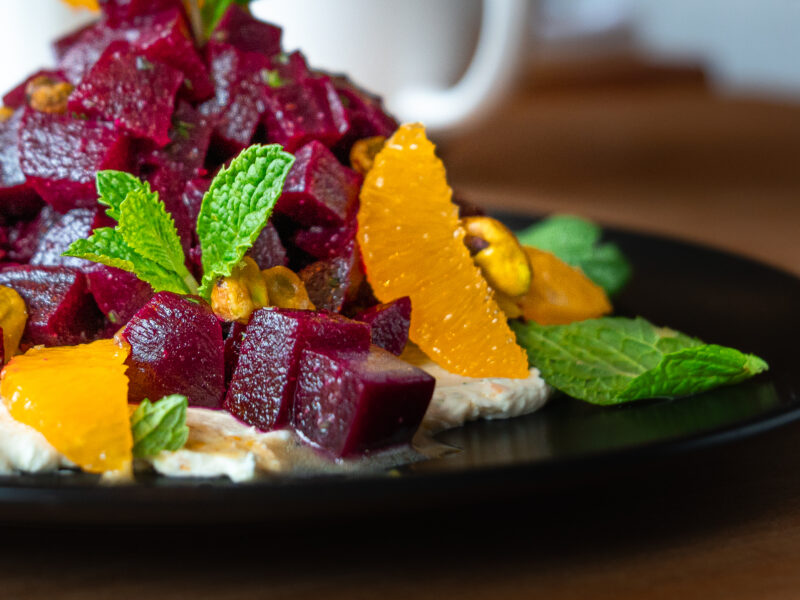 Table Food Drink Beet Salad