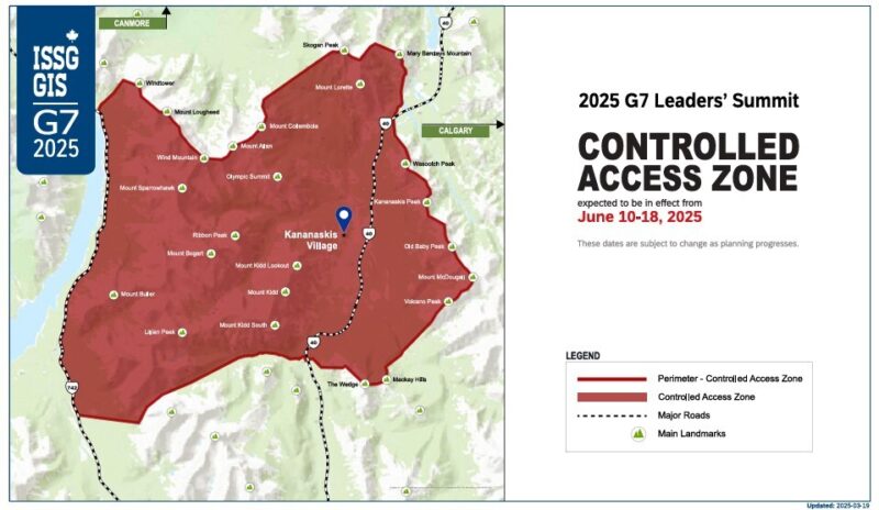 G7 Controlled Access Map