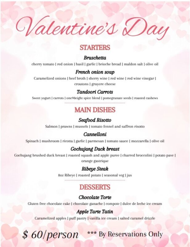 One98 Eight Valentines 2026