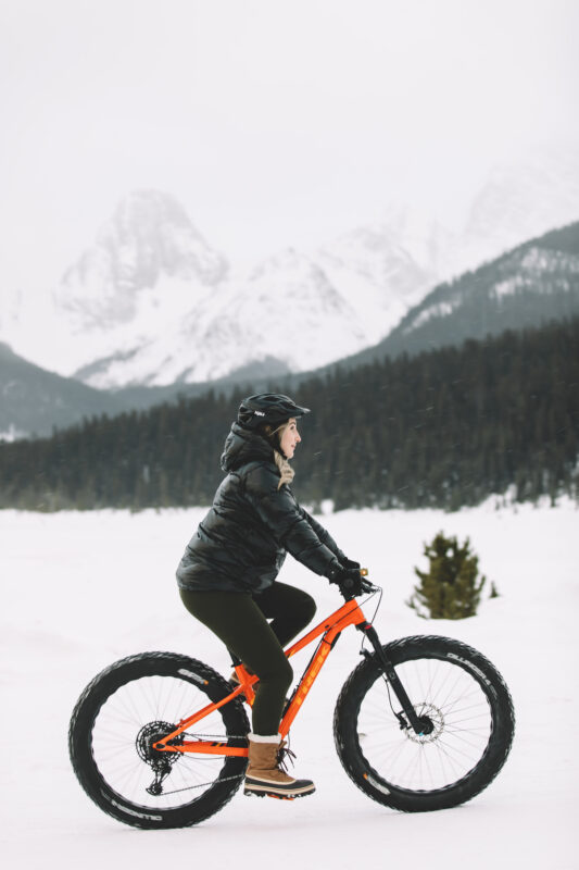 Fat Biking at Mount Engadine: Photo by One Peak Creative