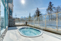 Chateau from Ravina outdoor hot tub with view