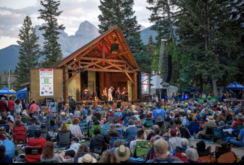 Canmore Folk Fest 2023 Stage