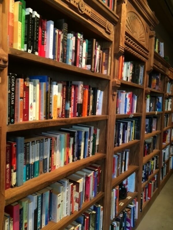 Cafe Books bookshelves