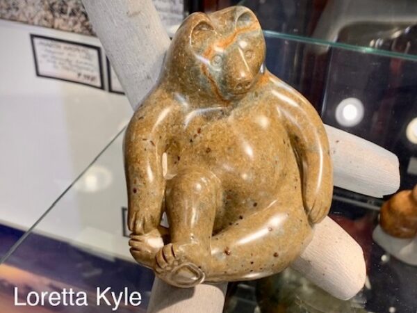 Loretta Kyle Soapstone bear