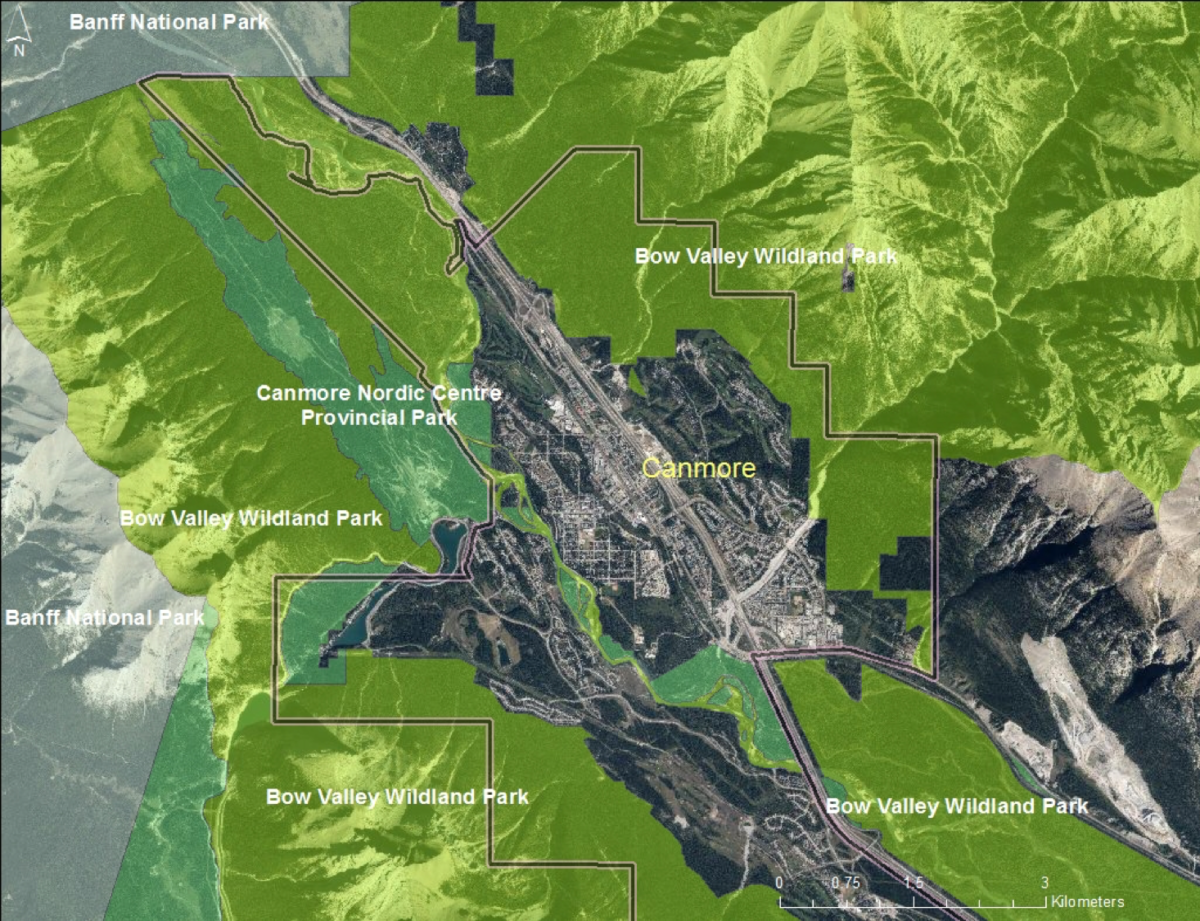 Bow Valley Aerial Picture