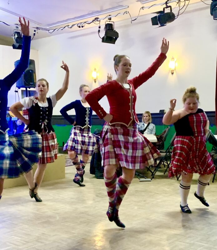 Highland dancers at Tartan Day 2023