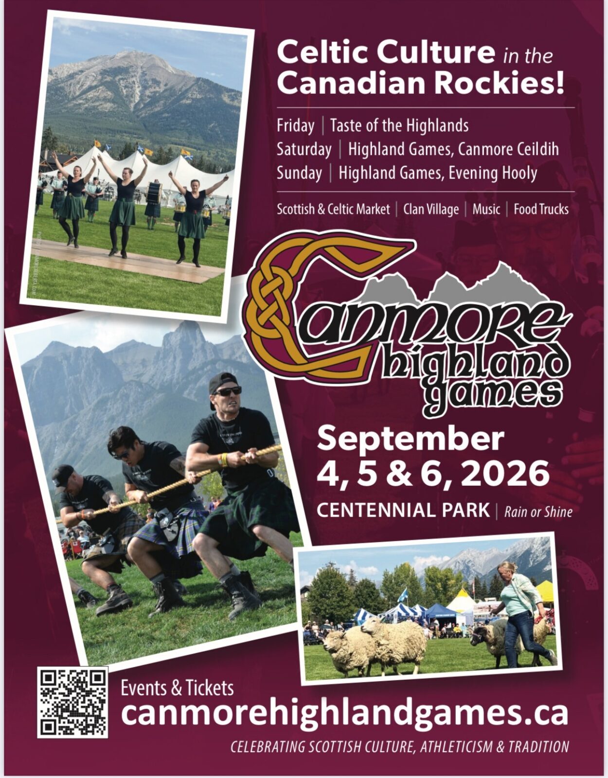 Highland Games Flyer 2026