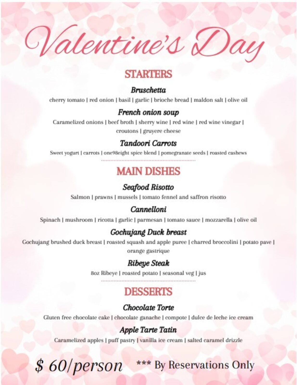 One98 Eight Valentines 2026