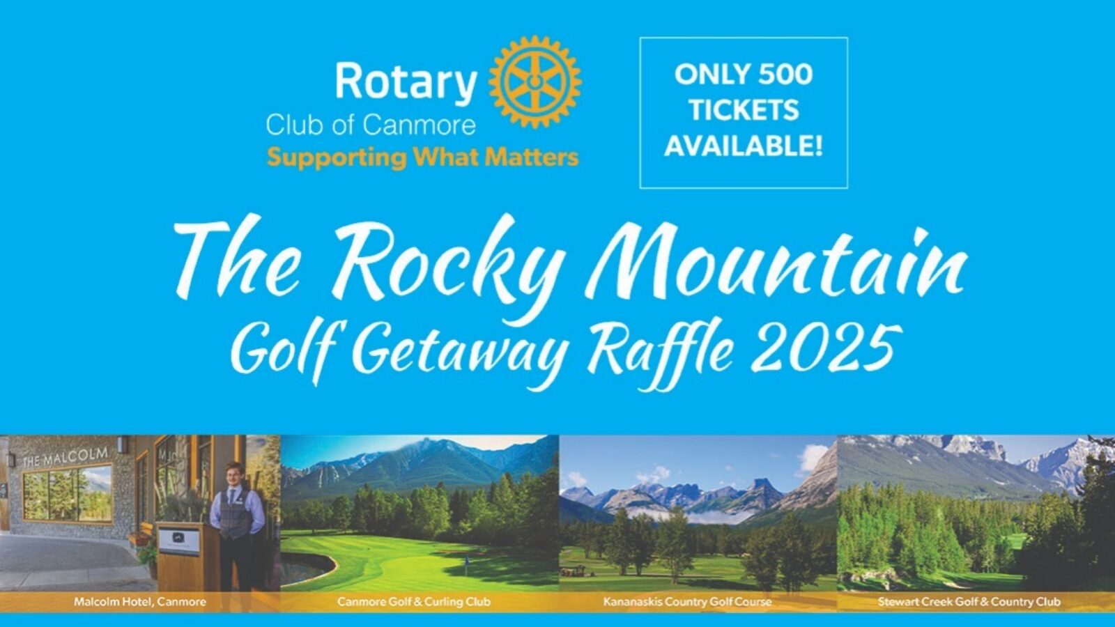 Canmore Rotary Golf Getaway raffle 2 2025