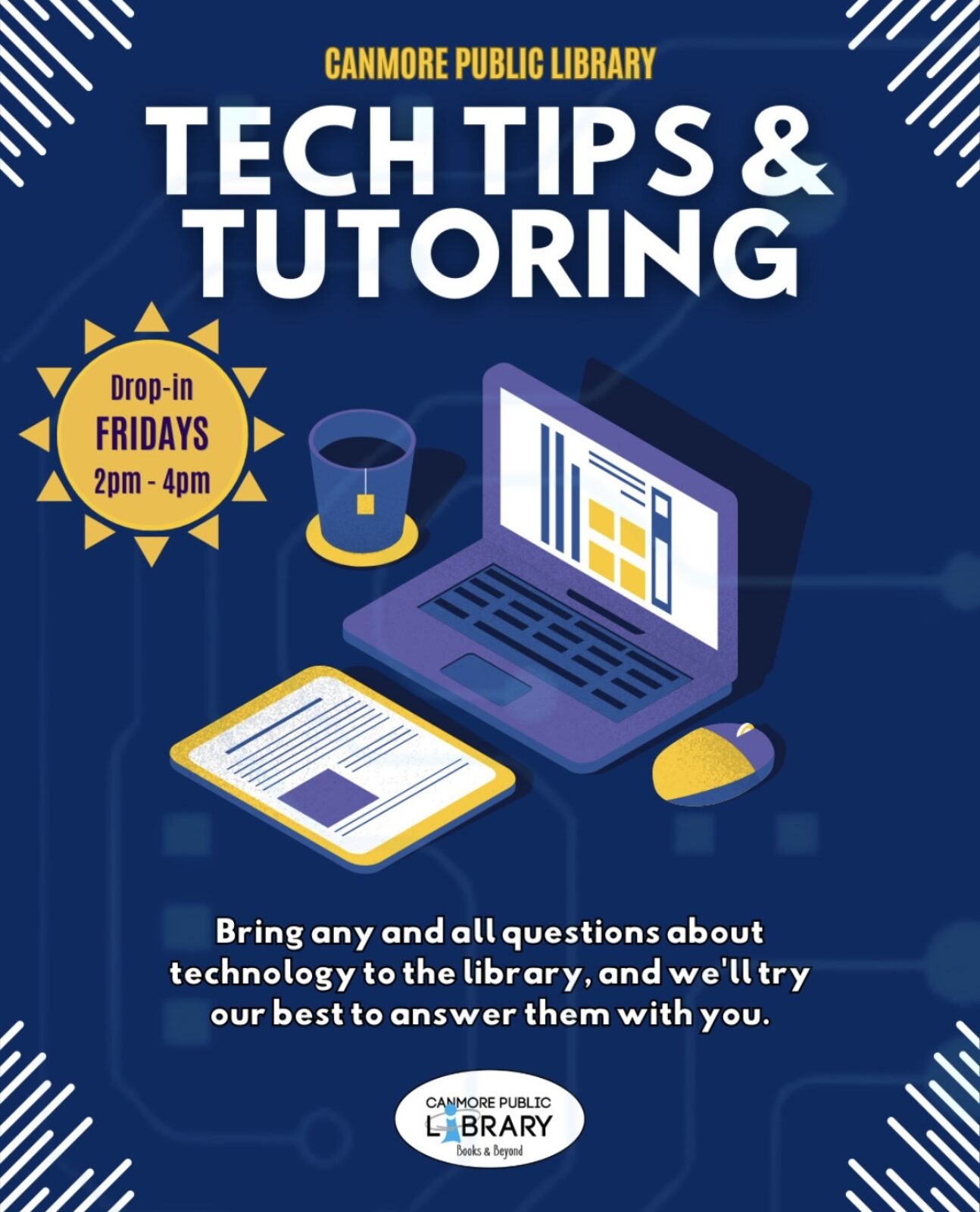 Canmore Library Tech tips Fridays 2026