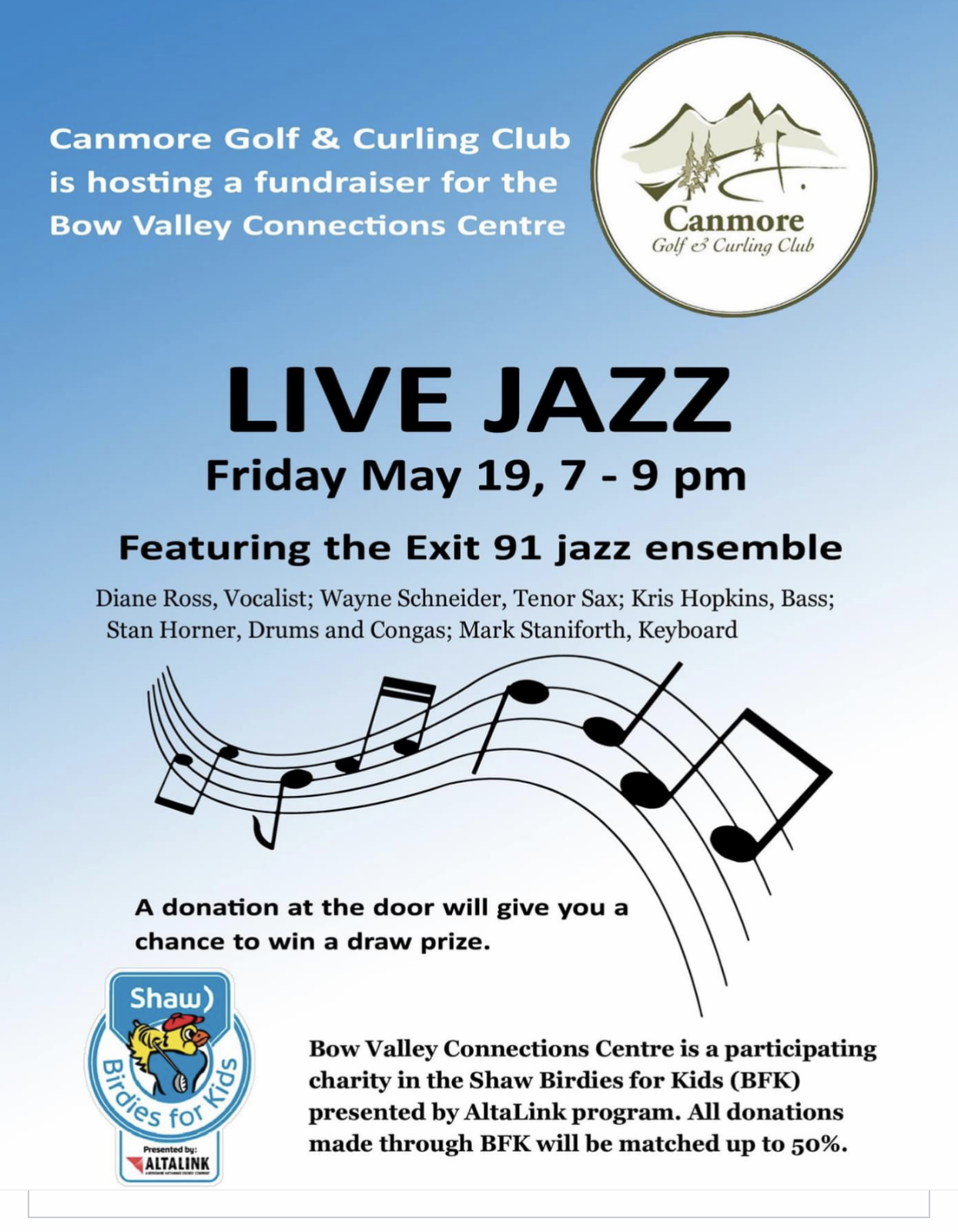Jazz at Canmore Golf and Curling