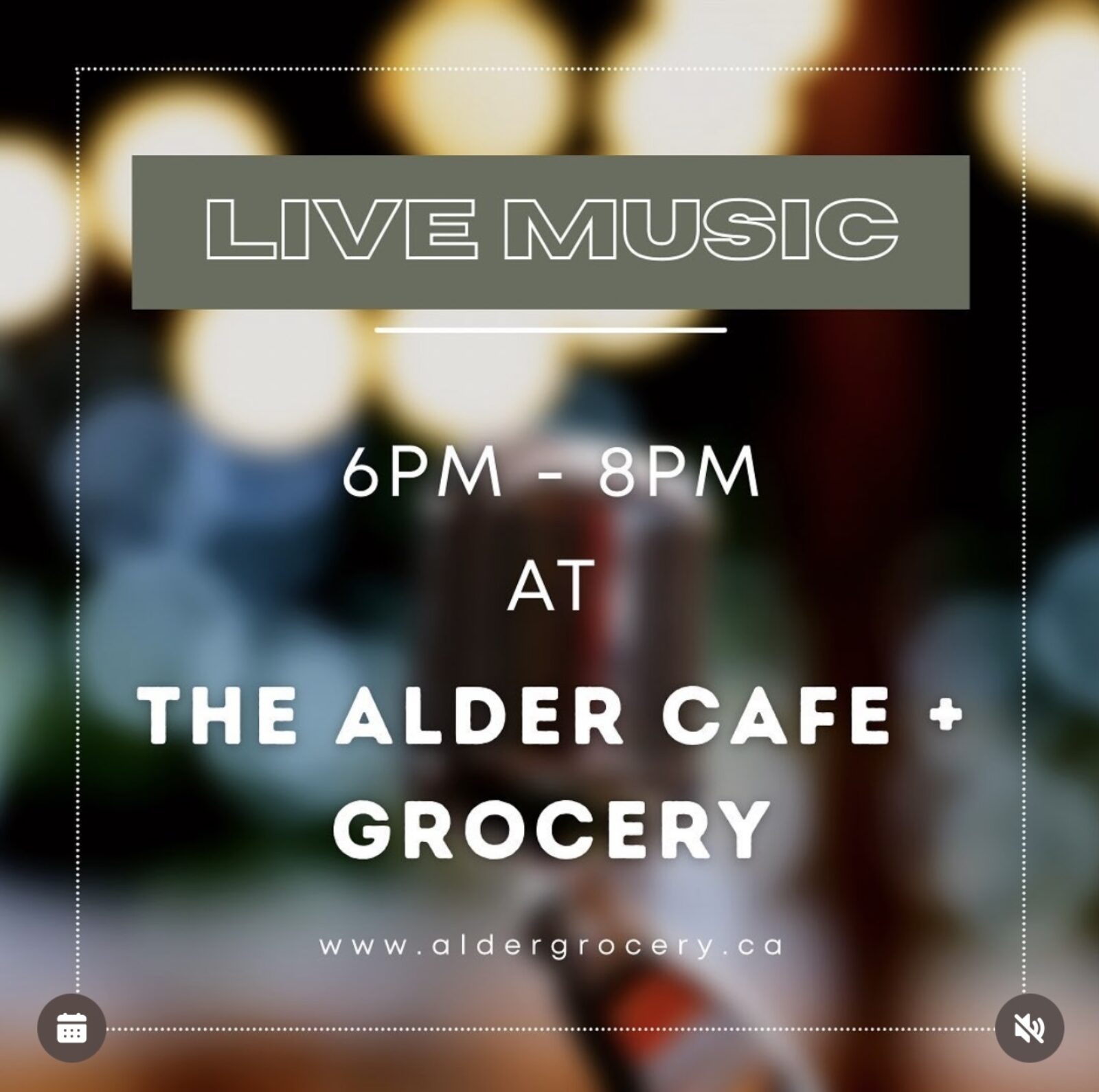 Live musice at the Alder