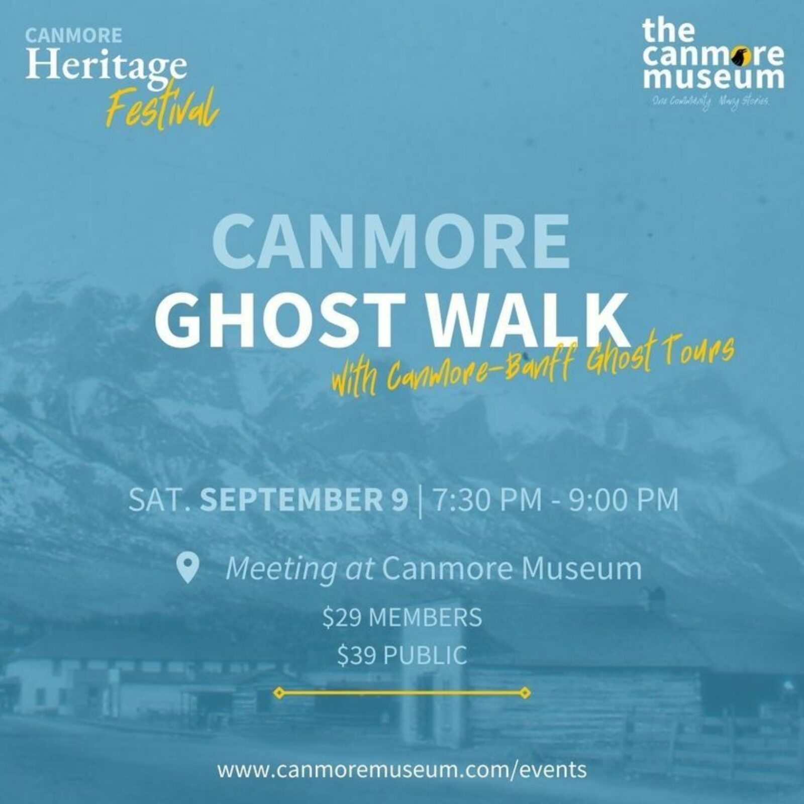 Heritage Festival Canmore Ghost Walk