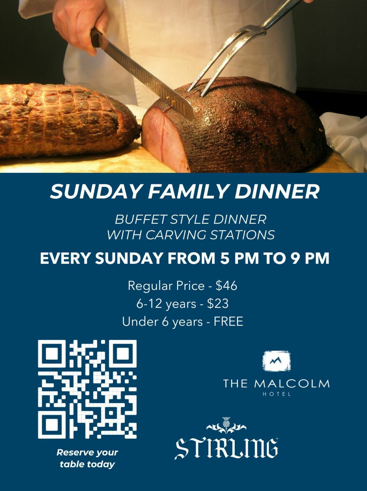 Malcolm Sunday family dinner