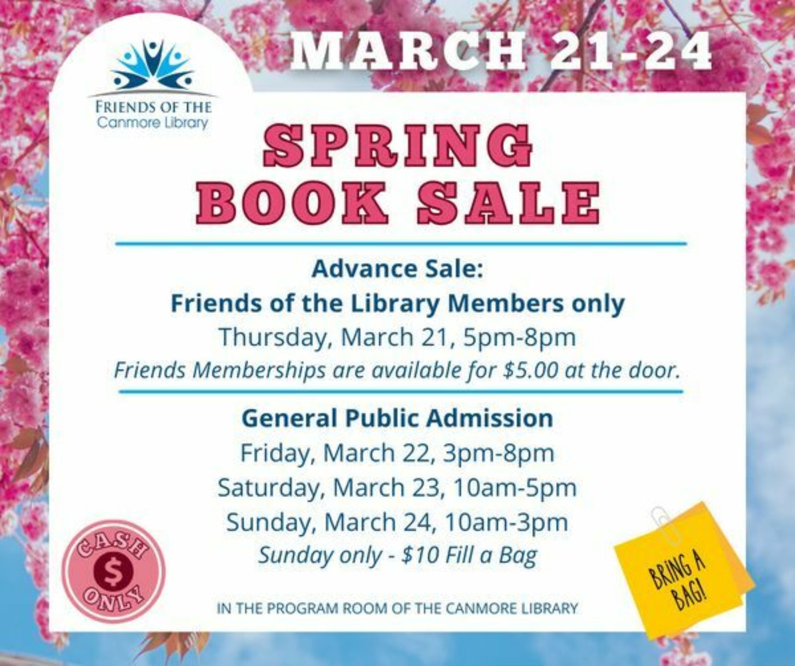 Canmore Library book sale