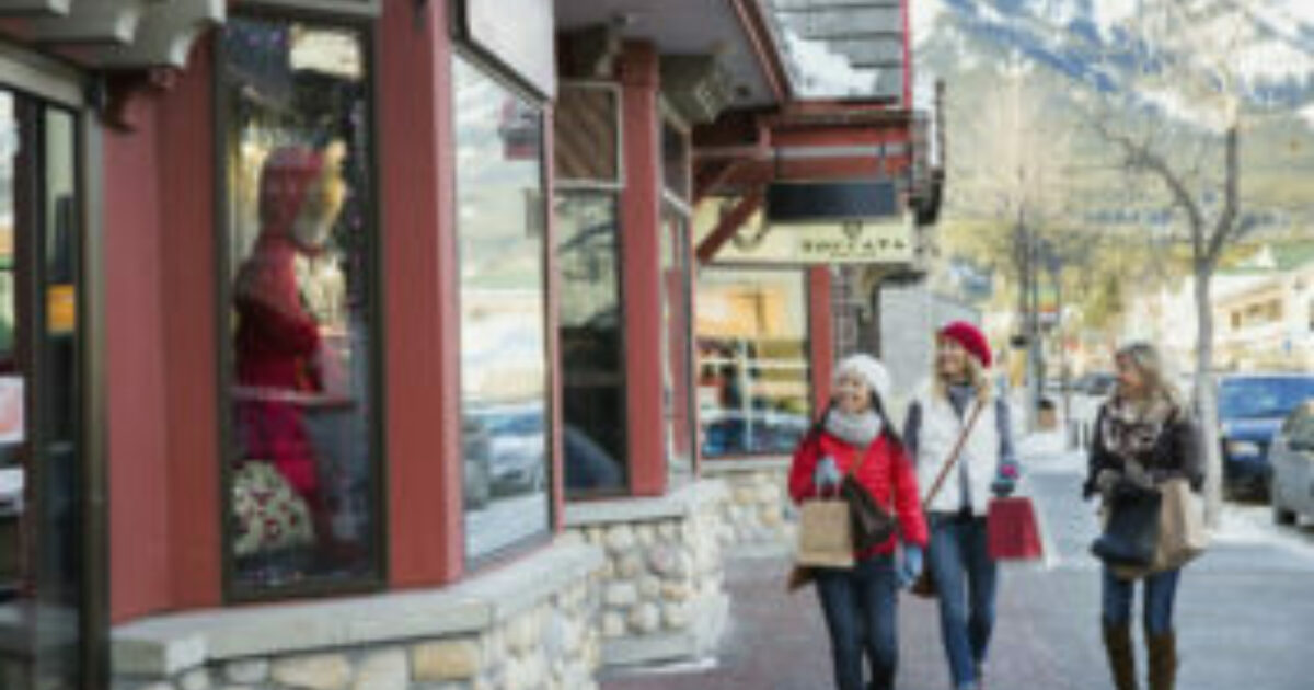 Shops & Stores in Canmore Alberta Canada