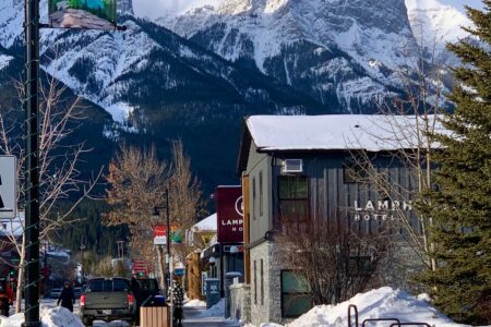 Downtown canmore by Carrie Wheatley