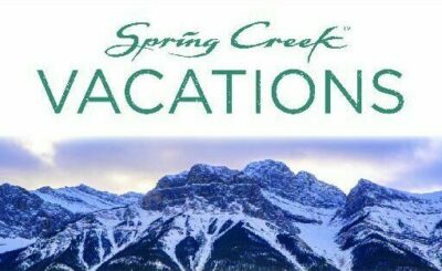 Spring Creek Vacations Logos for Dark BG